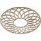 Ekena Millwork Cannes Wood Fretwork Pierced Ceiling Medallion, Red Oak, 22"OD x 7 1/2"ID x 3/8"T CMWP22X22X0375CNRO - alternate 5